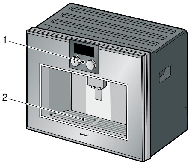 GAGGENAU CMP250102  -  CMP250112 -  CMP250102 -  CMP250132 - Configuration et éléments - 1