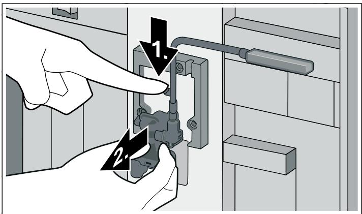 GAGGENAU CMP250102  -  CMP250112 -  CMP250102 -  CMP250132 - Nettoyer manuellement le système à lait - 1