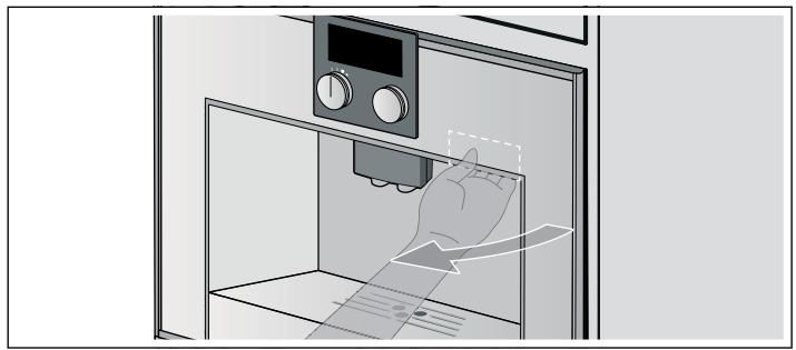 GAGGENAU CMP250102  -  CMP250112 -  CMP250102 -  CMP250132 - Ouverture de porte - 1