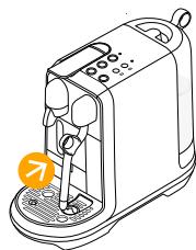 SAGE SNE500BKS4EFR1 CREATISTA UNO - Milk Froth Level Setting Einstellung Milchschaumhöhe - 5