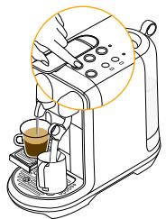 SAGE SNE500BKS4EFR1 CREATISTA UNO - Milk Coffee Preparation / Milchkaffeezubereitung - 1