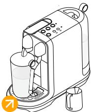 SAGE SNE500BKS4EFR1 CREATISTA UNO - Latte Macchiato Preparation / Zubereitung von Latte Macchiato - 5