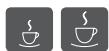 MELITTA LATTICIA ONE TOUCH - Tilberede espresso og café crème - 1