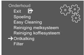 MELITTA LATTICIA ONE TOUCH - Submenu's oproepen - 1