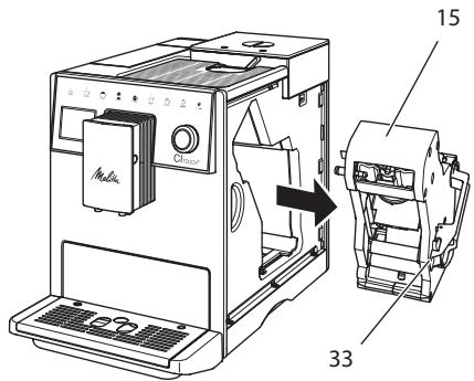 MELITTA LATTICIA ONE TOUCH - Demleme unitesinin temizlenmesi - 2