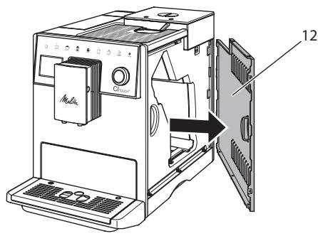 MELITTA LATTICIA ONE TOUCH - Cleaning the brewing unit - 1