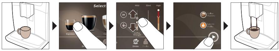 SAECO XELSIS SM8780 - Brewing coffee with beans - 1