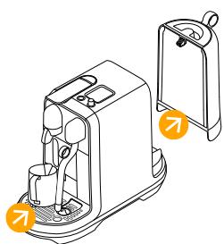 SAGE NESPRESSO CREATISTA PLUS SEL - Opróżnianie sytemu wodnego przed okresem nieużywania lub w celu ochrony przed mrozem / Golirea sistemului înainte de o perioadă de neutilizare sau pentru protectie anti-îngheț - 1