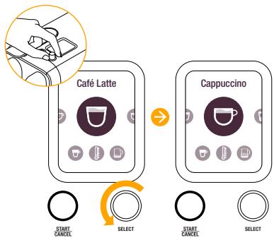 SAGE NESPRESSO CREATISTA PLUS SEL - ② Zvolte ODVÁPNĚNÍ - 18