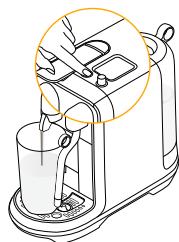 SAGE NESPRESSO CREATISTA PLUS SEL - Heben Sie die Dampfdüse - 1
