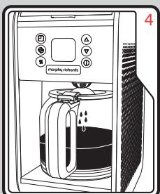 MORPHY RICHARDS 163007 - Using Your Coffee Maker - Quick Start - 7
