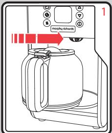 MORPHY RICHARDS 163007 - To Pre-set a Brewing Time - 2
