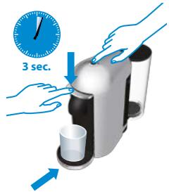 MAGIMIX NESPRESSO VERTUO PLUS DELUXE TITAN - Réinitialiser LES PARAMÉTRES DE RÉGLAGE D'USINE - 8