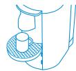 MAGIMIX NESPRESSO VERTUO PLUS DELUXE TITAN - CUP SUPPORT/SUPPORT DE TASSE - 3