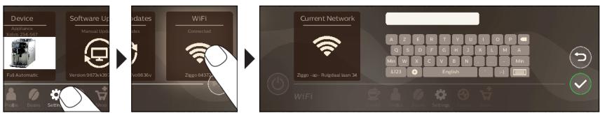 SAECO XELSIS SUPREMA - Wi-Fi şəbəkəsinə qoşulmaq - 1