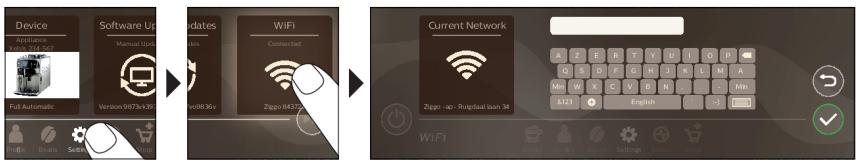 SAECO XELSIS SUPREMA - Conectarea la Wi-Fi - 1