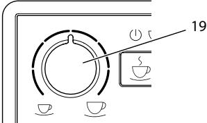 MELITTA AVANZA MYSTIC TITAN F270-100 - Réglage de la quantité de café - 1