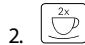 MELITTA AVANZA MYSTIC TITAN F270-100 - Tillreda två kaffedrycker samtidigt - 2