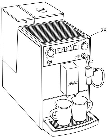 MELITTA AVANZA MYSTIC TITAN F270-100 - Kahden kahvijuoman valmistaminen yhtä aikaa - 1
