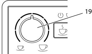 MELITTA AVANZA MYSTIC TITAN F270-100 - Koffiehoeveelheid instellen - 1