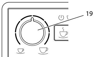 MELITTA AVANZA MYSTIC TITAN F270-100 - Ustawianie ilosci kawy - 1
