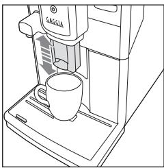 GAGGIA ANIMA CLASS - Kaffeeausgabe mit Kaffeebohnen - 1