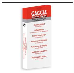 GAGGIA ANIMA CLASS - Pulizia del gruppo infusore con pastiglie per la rimozione dei residui grassi del caffè \_\_\_\_ - 1