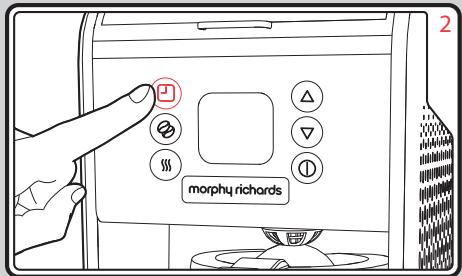 MORPHY RICHARDS 163005 - To Pre-set a Brewing Time - 2