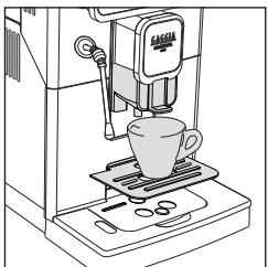 GAGGIA MAGENTA PLUS - Afgithe van koffie met koffiebonen - 1