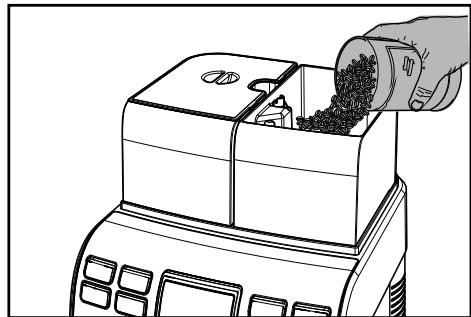 SAECO AULIKA FOCUS V2 - Remplissage du réservoir à café en grains - 2