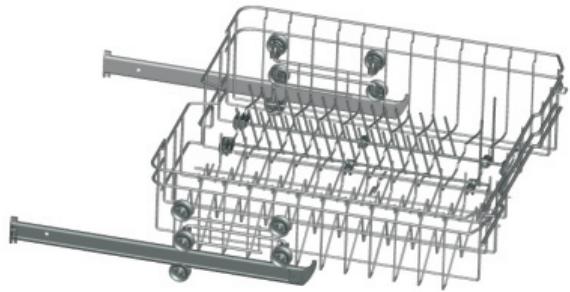 GORENJE GS62040S  -  GS62040S - Réglage du panier supérieur - 1