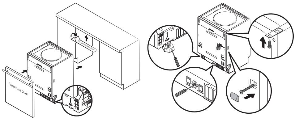 SAMSUNG DW60M6050SS - STEP 5. DISHWASHER INSTALLATION - 1
