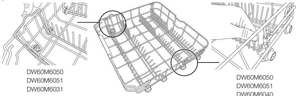 SAMSUNG DW60M6050SS - FOLDING SPIKES OF LOWER BASKET - 1
