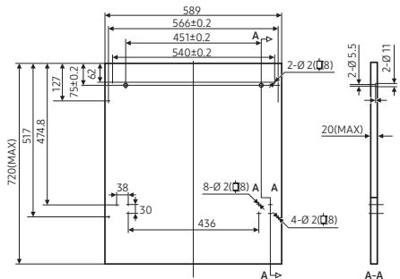 SAMSUNG DW60M6050SS - KROK 3. PRZYGOTOWANIE PANELU NIESTANDARDOWEGO (DO ZMYWAREK DO CAŁKOWITEJ I CZĘŚCIOWEJ ZABUDOWY) - 1