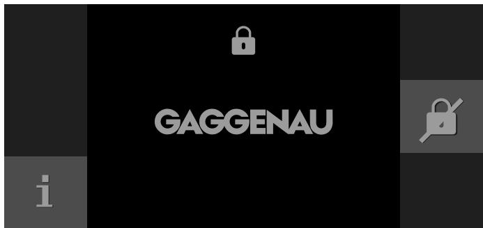 GAGGENAU CM450102  -  CM450102 - Désactiver la Sécurité enfants - 1