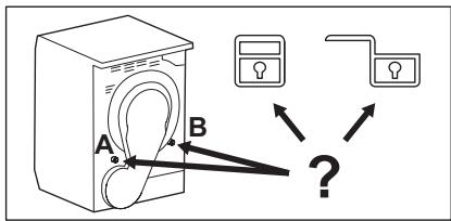 ZANUSSI ZZ8482DH - Pour débloquer les verrous à l'arrête du tambour : - 1