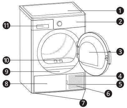 LG RH8D13WH  -  RH8D13WH - Vue avant - 1