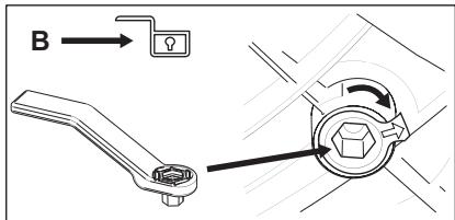 ELECTROLUX EW7H484P - Om de achefterste trommelvergrendelingen te ontgrendelen: - 3