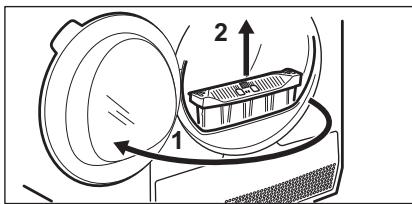 ELECTROLUX EW7H484P - Reinig de warmtewisselaar - 3