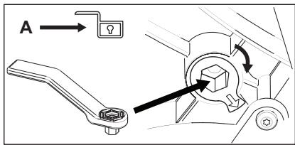 ELECTROLUX EW7H484P - Om de achefterste trommelvergrendelingen te ontgrendelen: - 2