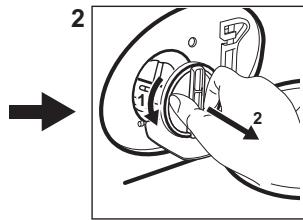 AEG LR63R142  -  LR63R144 - Nettoyage du filtre de la pompe de vidange - 2