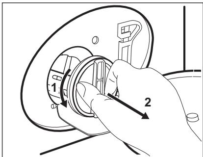 AEG LR63R142  -  LR63R144 - Pour nettoyer la pompe, procédez comme suit : - 4