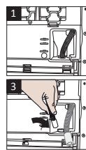 BEKO DF7300PX0 - De waterafvoerslang aansluten - 1