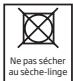 BEKO DF7300PX0 - Linge non adapté à un séchage en machine - 1