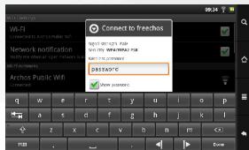 ARCHOS 35 SMART HOME - SE CONNECTERÀUN RÉSEAU WIFI - 4