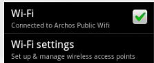 ARCHOS 35 SMART HOME - SE CONNECTERÀUN RÉSEAU WIFI - 3