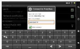 ARCHOS 35 SMART HOME - Hinweis: Pin-Nummer - 4