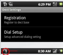 ARCHOS 35 SMART HOME - Registering an ARCHOS handset with an ARCHOS DECT base during the startup wizard - 2