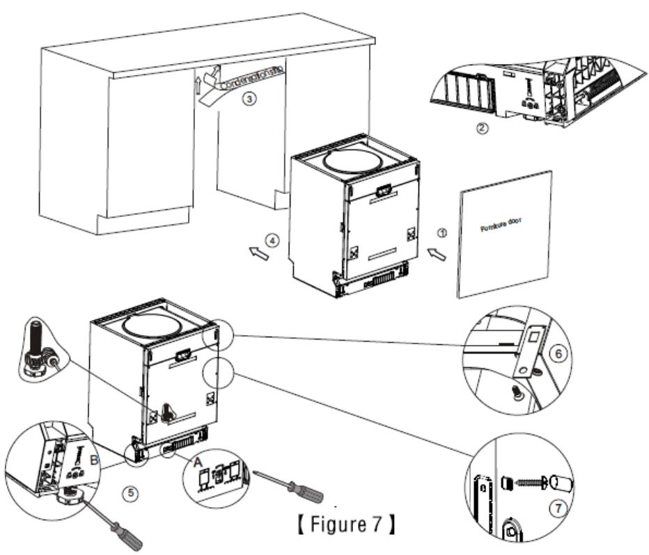 AMICA EGSP 14797 E - INSTALL THE APPLIANCE IN A CABINET - 1