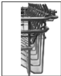 AMICA GSP 14742 W - Zusammenklappen der Ablagen fur Becher - 2